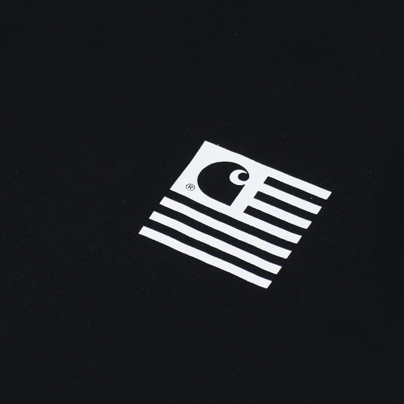 Carhartt WIP State Chromo T Shirt Black-4