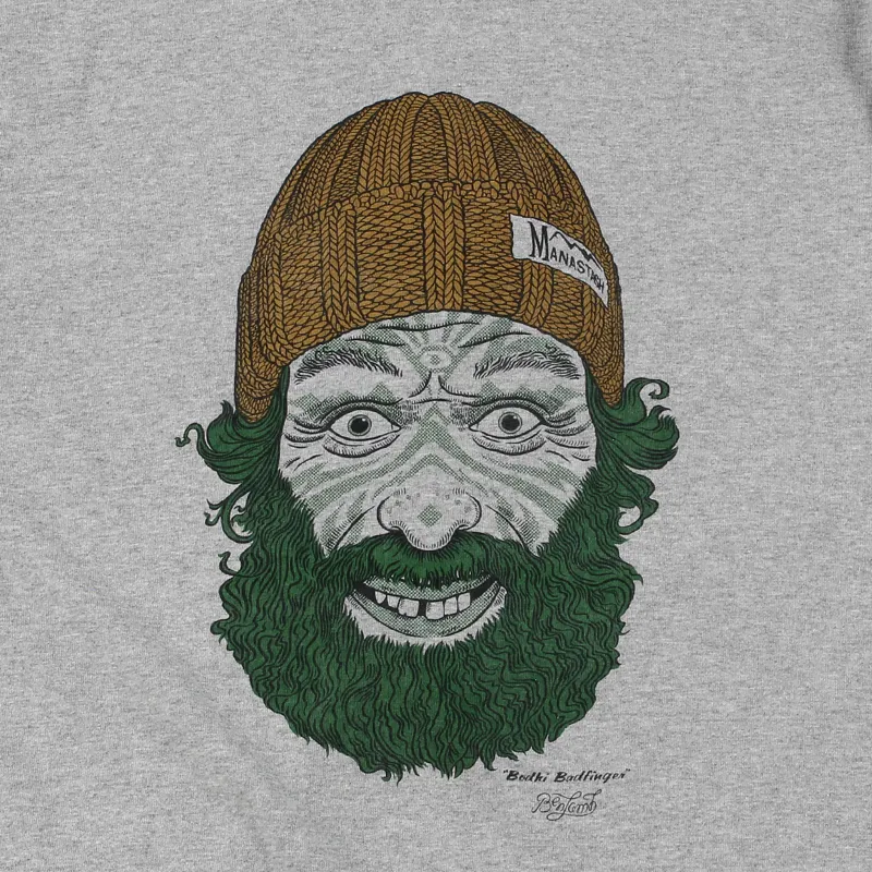 Manastash Badfinger T Shirt Grey-2