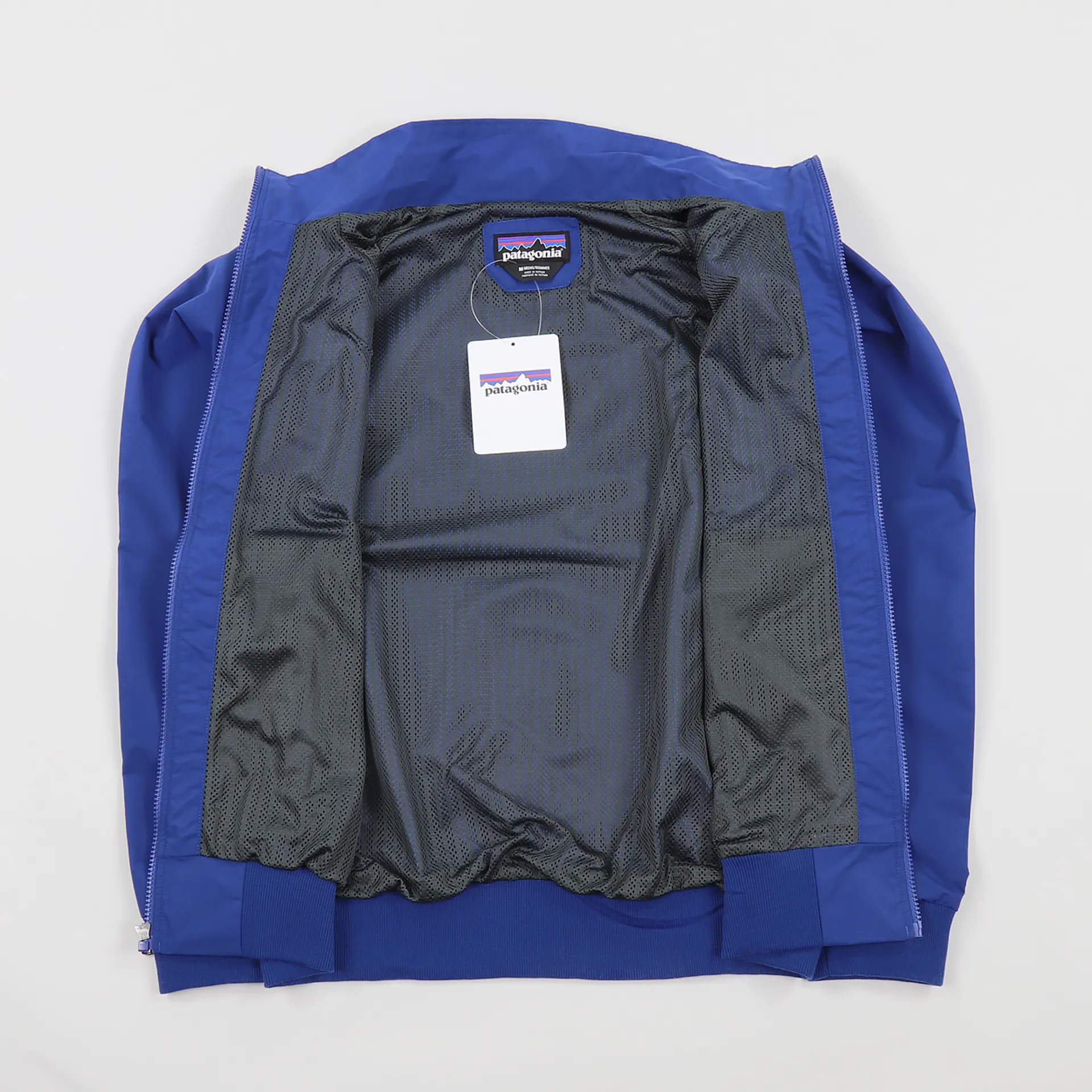Patagonia Outdoor Baggies Lightweight Nylon Jacket Superior Blue