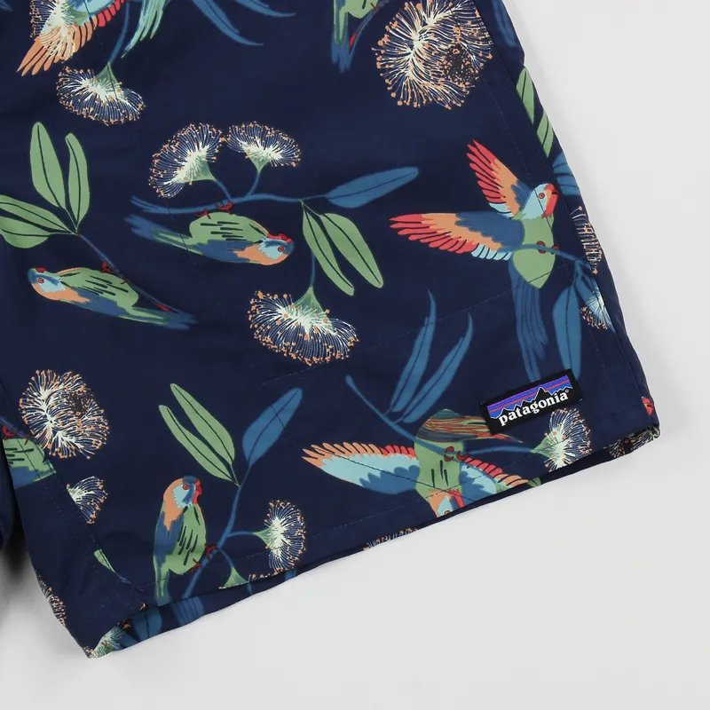 Patagonia Baggies Longs 7 inch Shorts Parrots Stone Blue-2