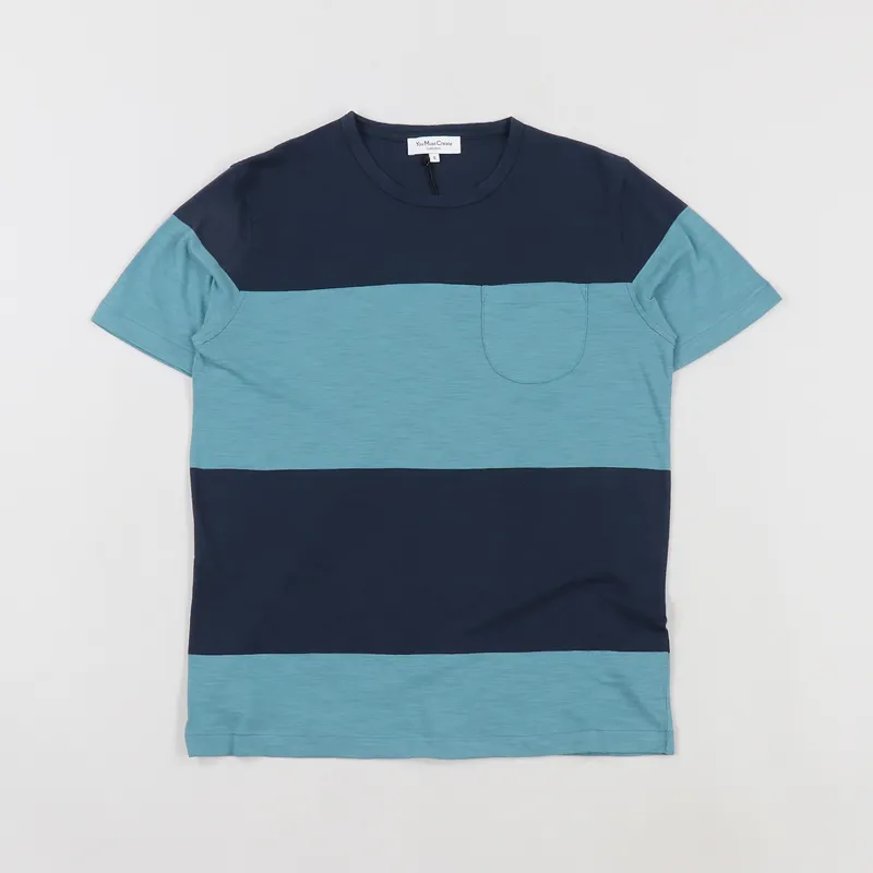 You Must Create Baja T Shirt Navy Blue