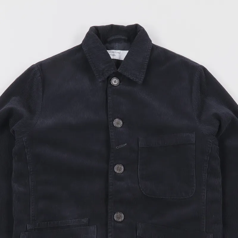 Universal Works Bakers Jacket Midnight Cord-1