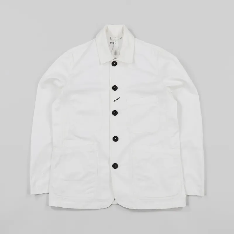 Universal Works Bakers Jacket Twill Ecru
