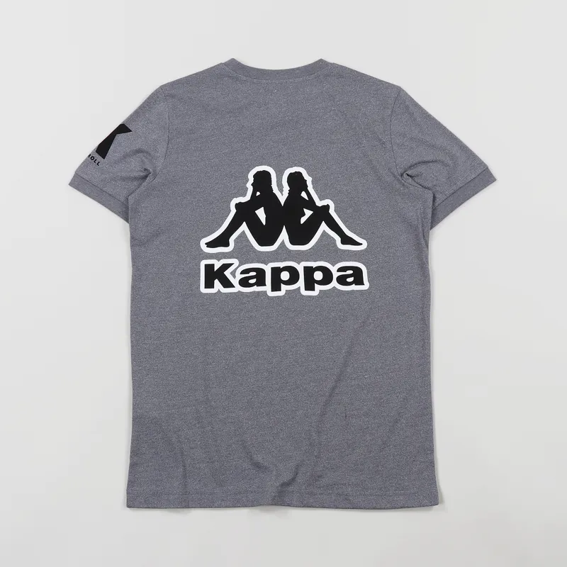 Kappa Kontroll Ballers T Shirt Grey Medium Melange