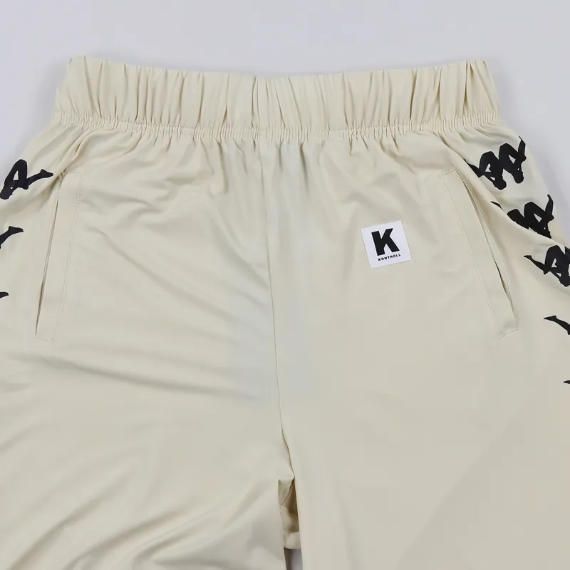Kappa Kontroll Sportswear Banda Basket Shorts Beige Sand Black