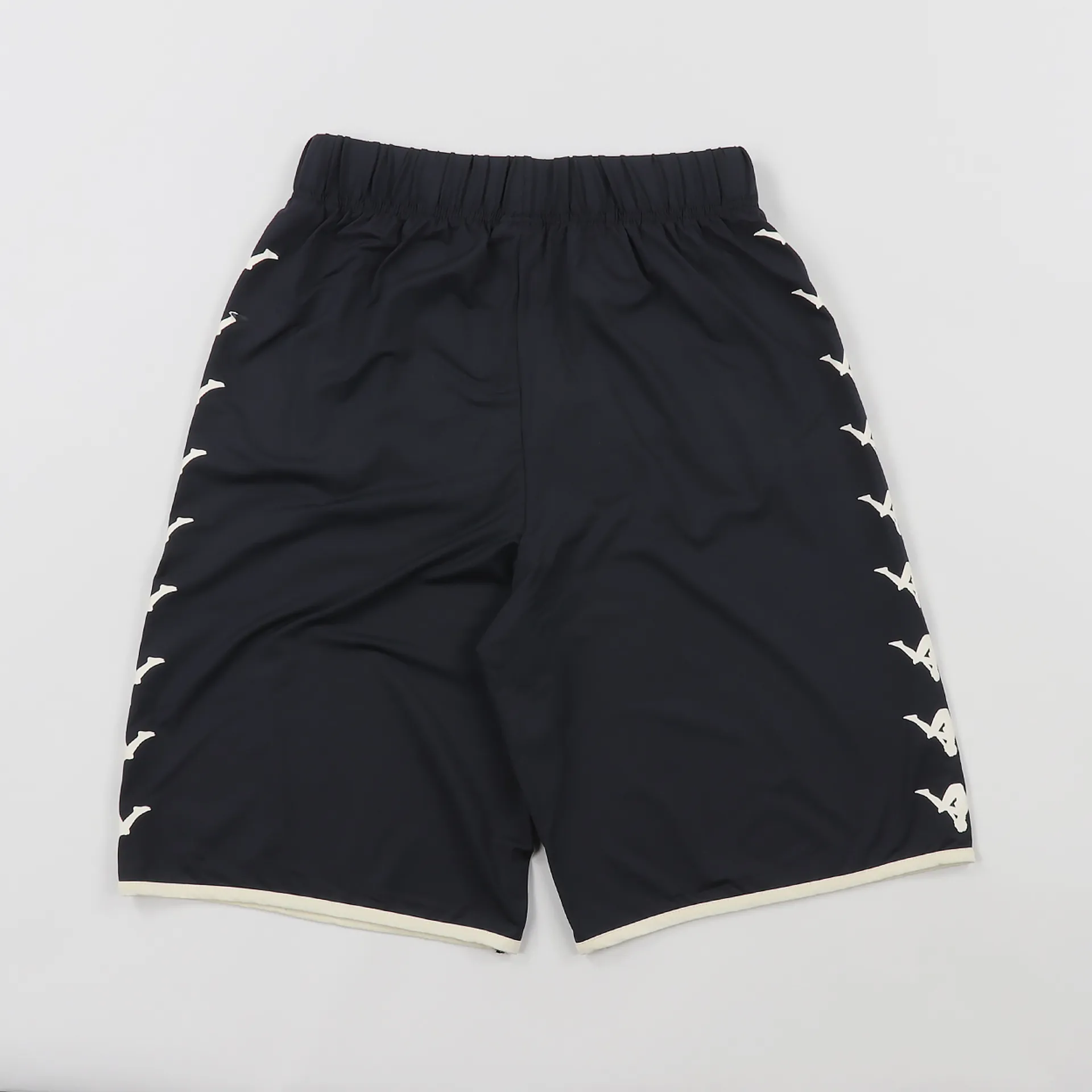 Kappa Kontroll Banda Shorts Black Beige Sand