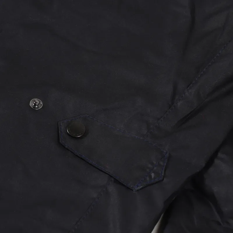 Barbour Beacon Mens Waxed Lightweight Morgan Jacket Navy Blue