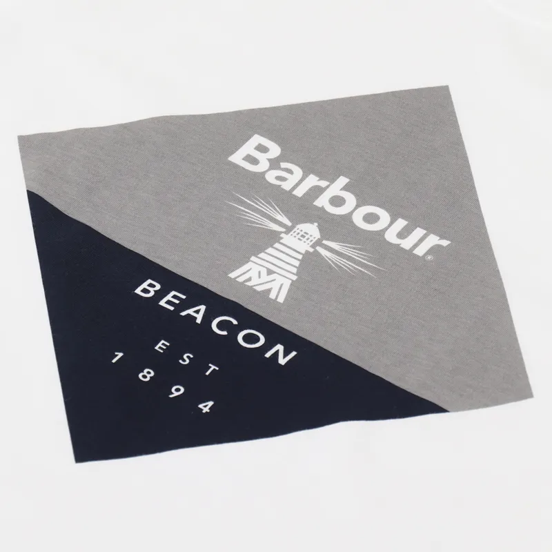 Barbour Beacon Diamond T Shirt White-3