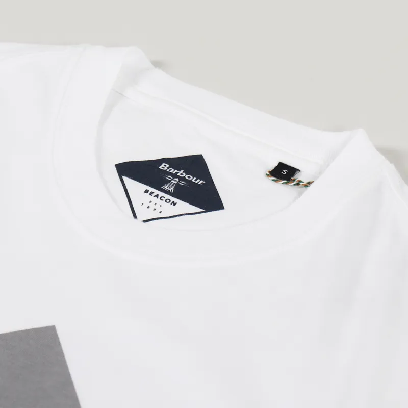 Barbour Beacon Diamond T Shirt White-2
