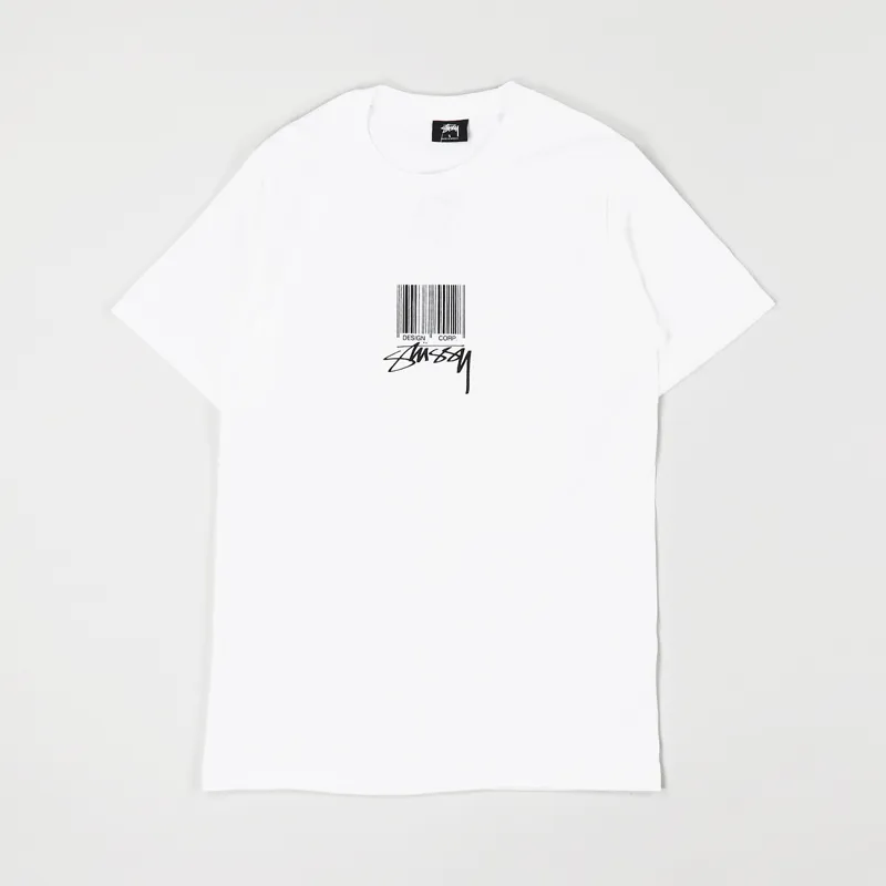 Stussy Barcode T Shirt White