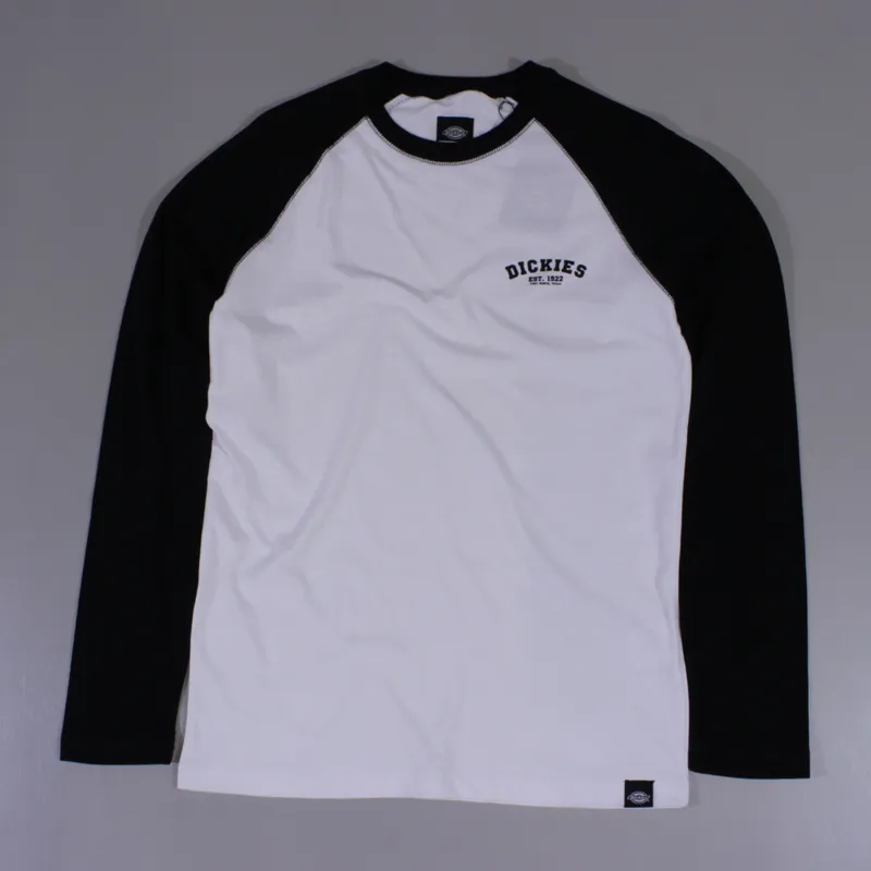 Dickies Baseball LS T Shirt Black