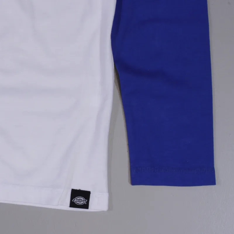 Dickies Baseball LS T Shirt Royal Blue-2