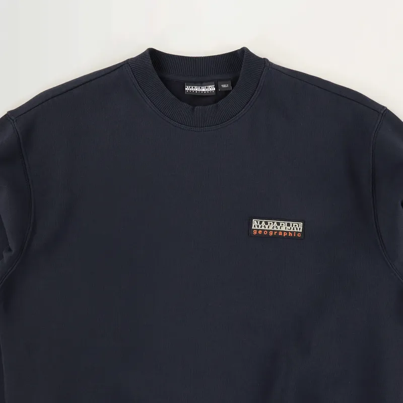 Napapijri Base Crew Sweat Blue Marine-1