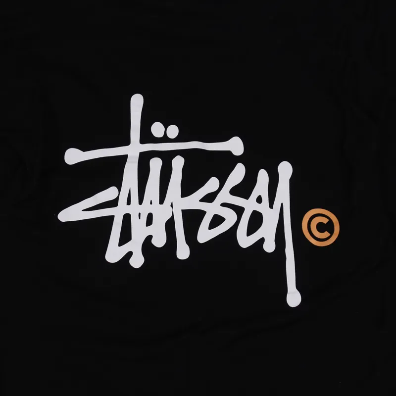 Stussy Basic Logo T-Shirt Black-1