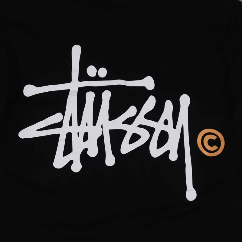 Stussy Basic Logo T-Shirt Black-3