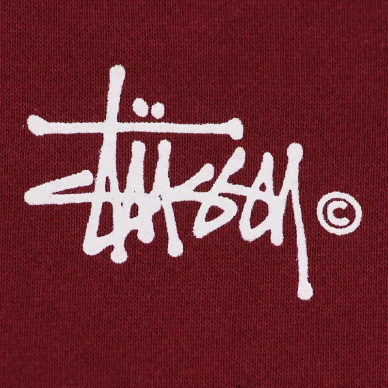 Stussy wine hoodie deals