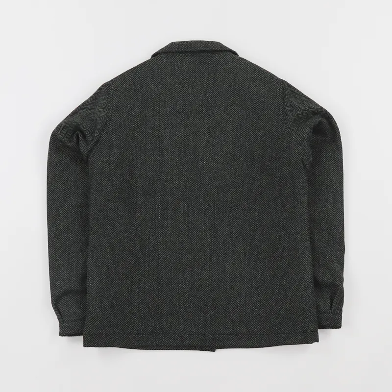 La Paz Batista Jacket Green Black Herringbone-5