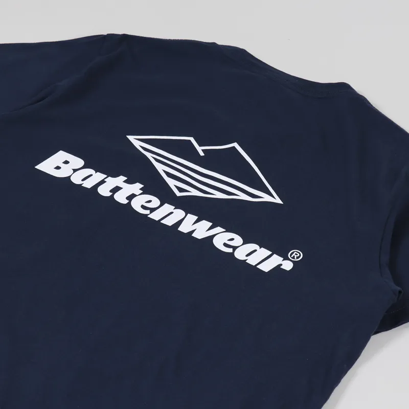 Battenwear Team Pocket T Shirt Navy-2