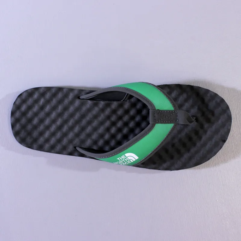 The North Face Mens Base Camp Flip Flop Triumph Green Graphite Grey-2