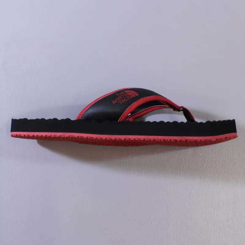 The North Face Mens Base Camp Flip Flops Black Red-3