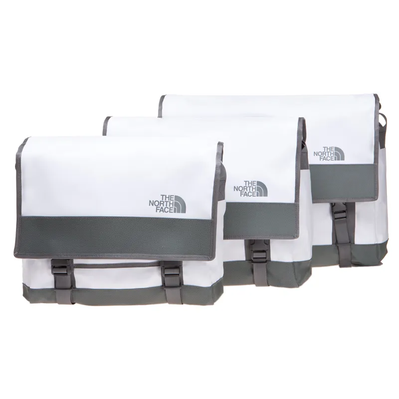 The North Face BC Messenger Bag M - White and Zinc Grey-3