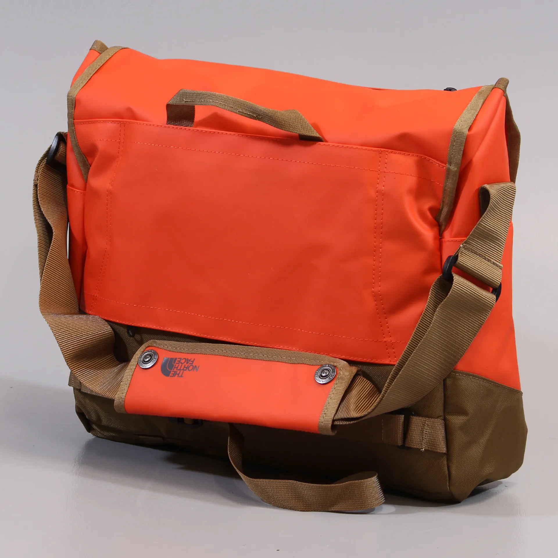 The North Face Base Camp Messenger Bag Acrylic Orange Utility Brown