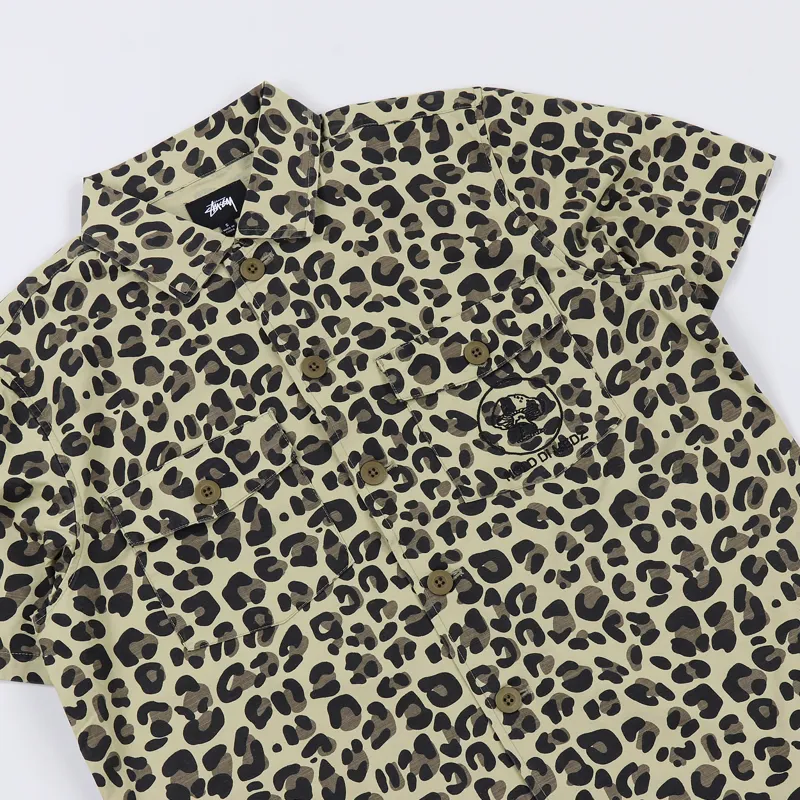 Stussy BDU Short Sleeve Shirt Leopard-2
