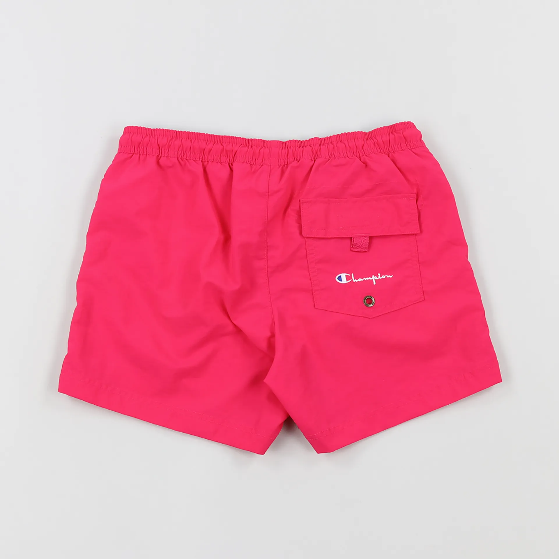 Champion Reverse Weave Beach Short Fluro Pink Ocean Blue