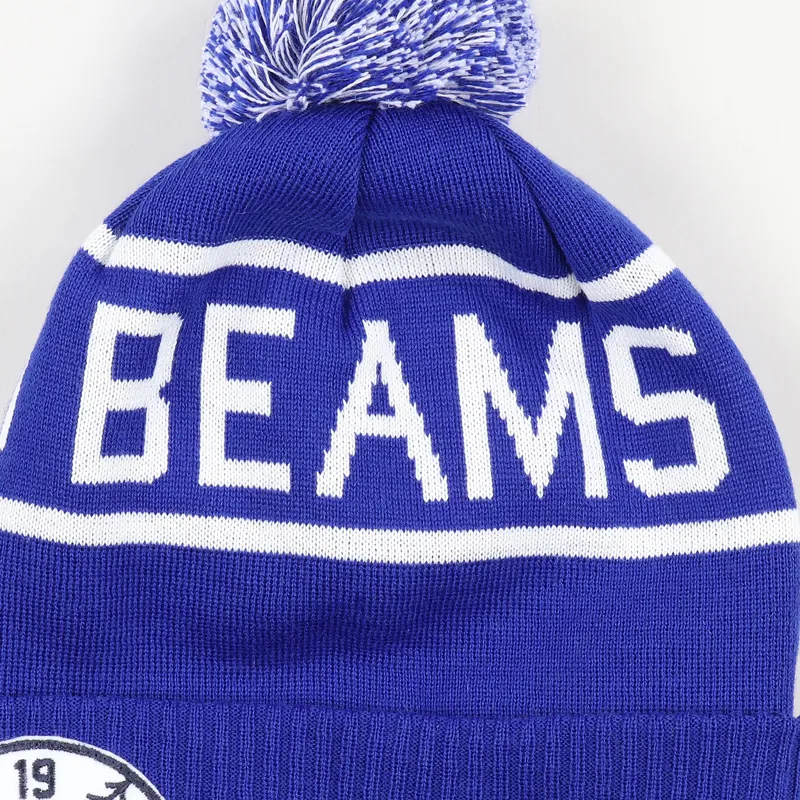 Champion x Beams Beanie Cap Blue-1