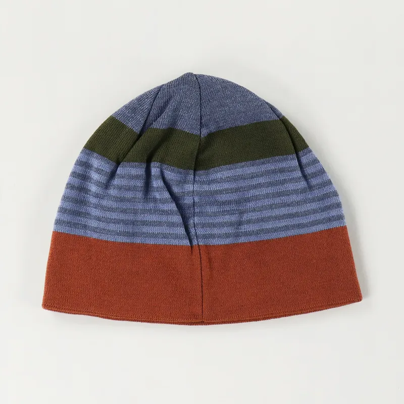 Patagonia Beanie Hat Fitz Roy Stripe Sisu Brown-1