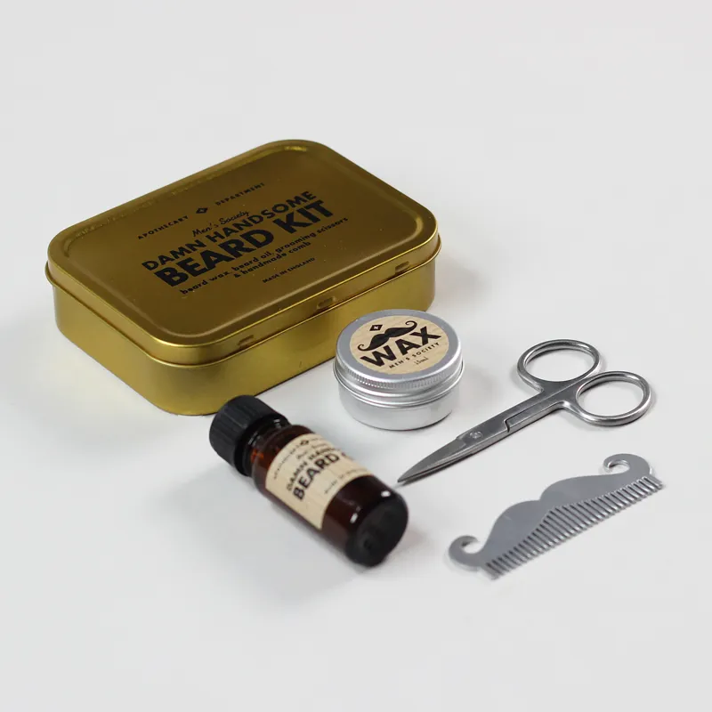 Mens Society Beard Grooming Kit-1