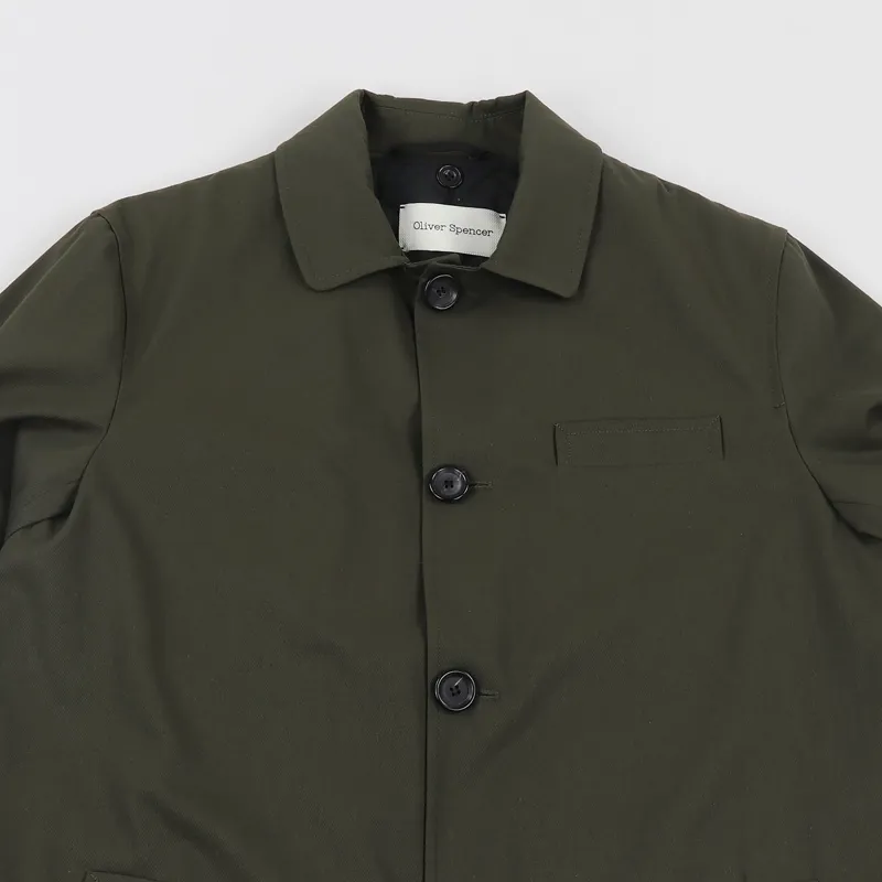 Oliver Spencer Beaumont Coat Green-1