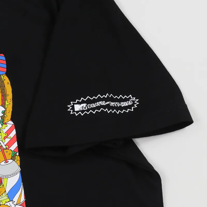 Adidas x Beavis and Butt-Head T Shirt Black-2