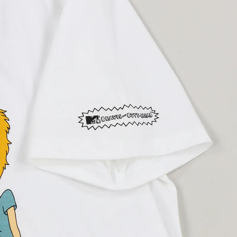 Adidas x Beavis and Butt-Head T Shirt White-3
