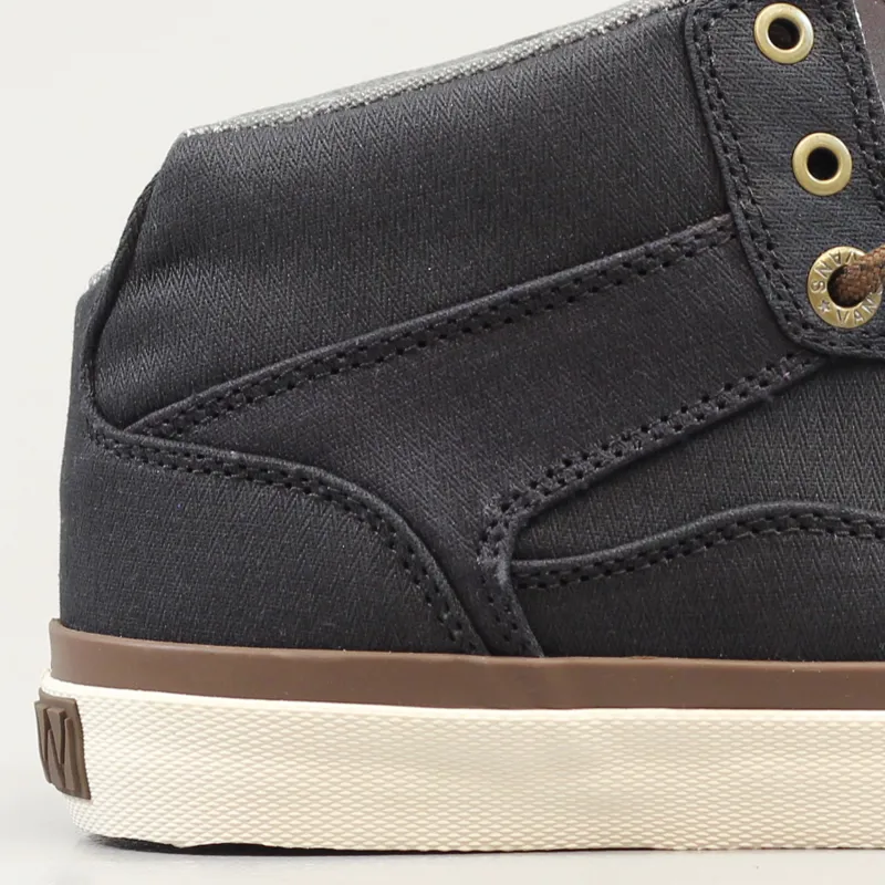 Vans Off The Wall Bedford Mens Shoes Steelhead Black Trainers