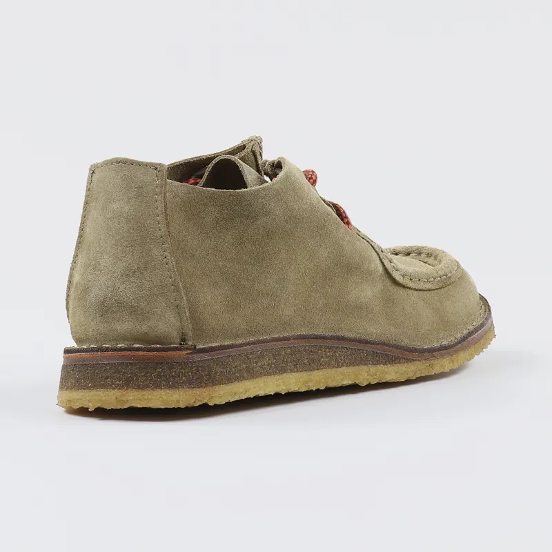 Astorflex Mens Italian Beenflex Suede Moccasin Shoes Stone Brown