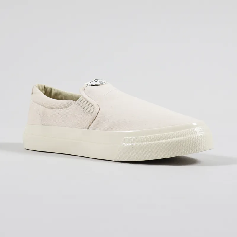 Stepney Workers Club Lister Shoes Canvas Ecru-1