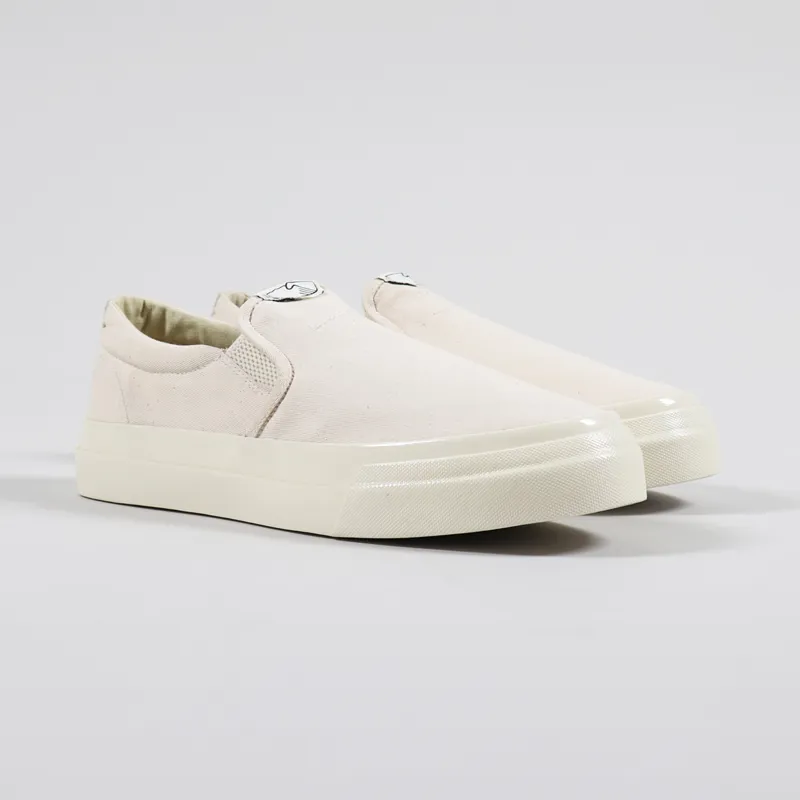 Stepney Workers Club Lister Shoes Canvas Ecru
