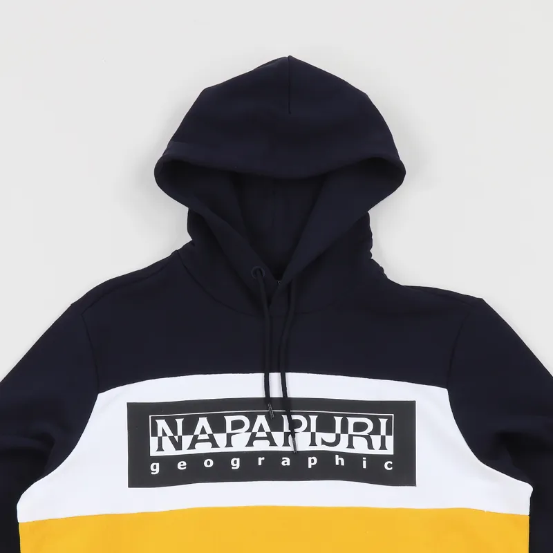 Napapijri Bek Hoodie Multicolour Yellow-1