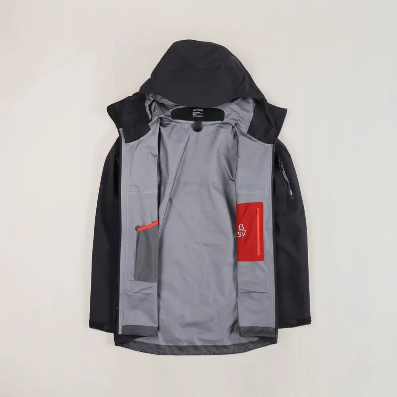 Arcteryx Mens Waterproof GORE-TEX Pro Shell Beta SV Jacket Black