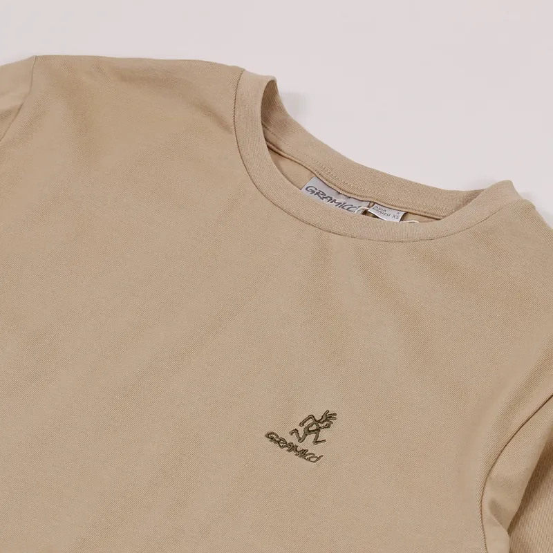 Gramicci Big Runningman T Shirt Beige-3