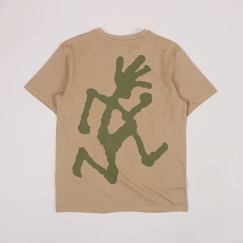 Gramicci Big Runningman T Shirt Beige