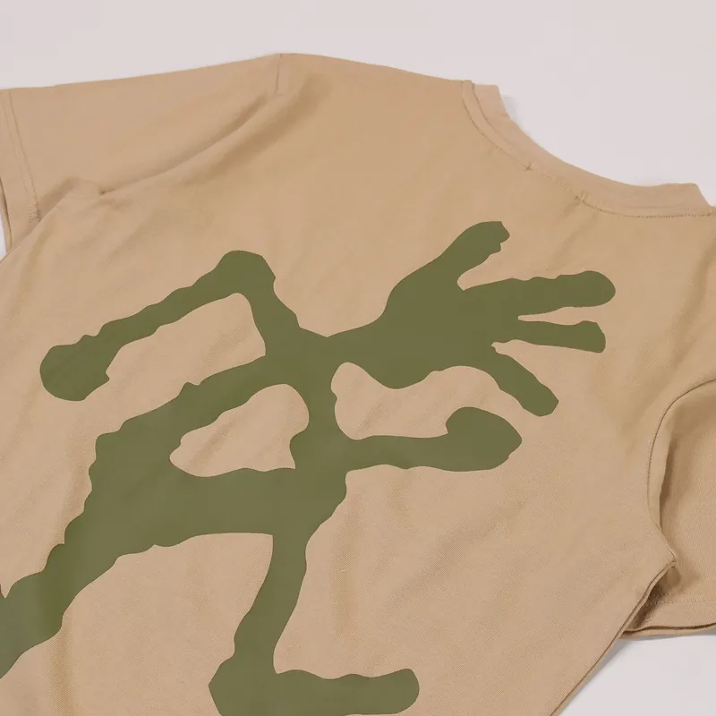 Gramicci Big Runningman T Shirt Beige-2