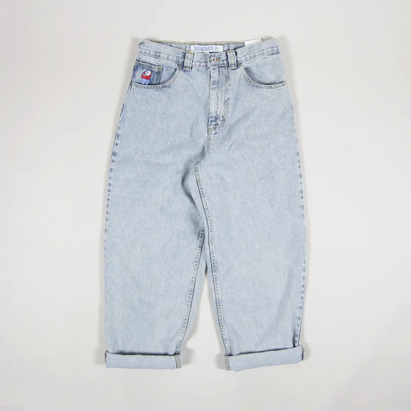 Polar Skate Co. Mens Denim Vintage Big Boy Jeans Light Blue