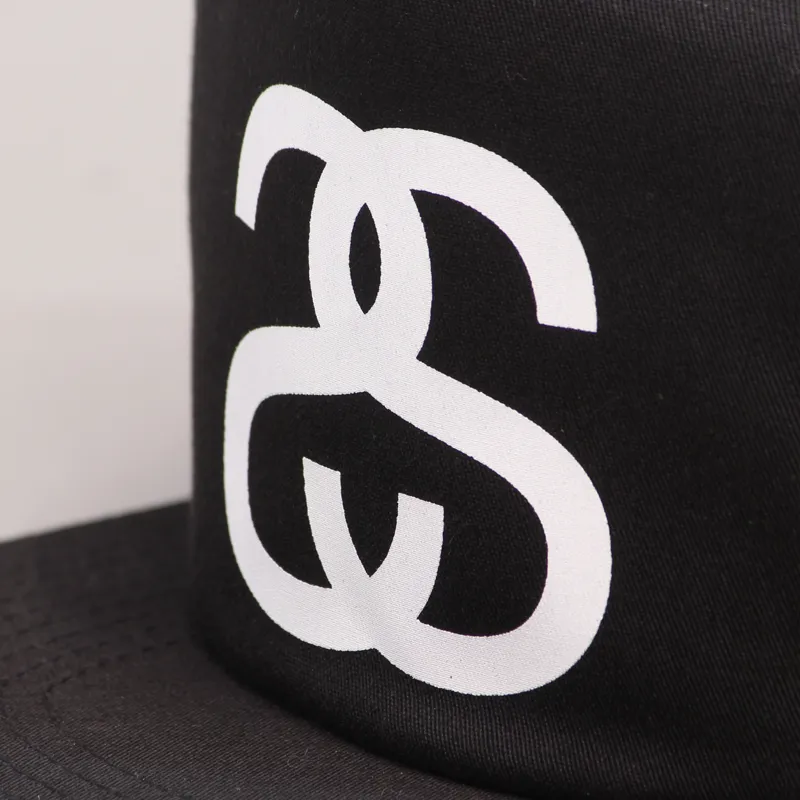 Stussy Big SS Link Snapback Cap Black-1