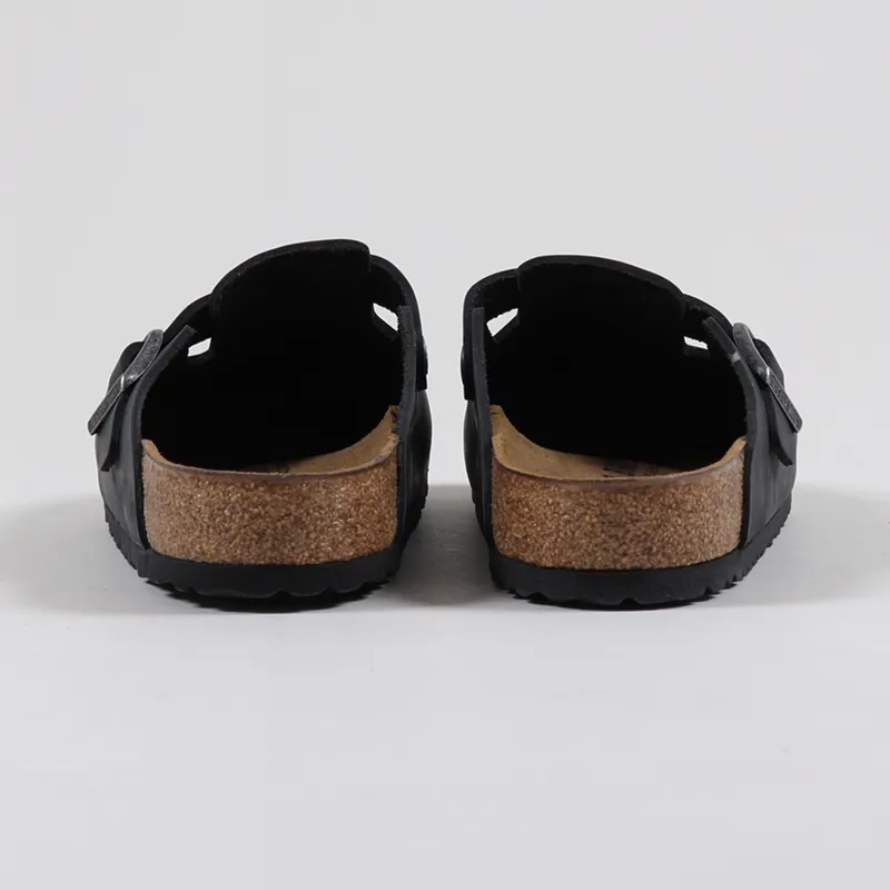 Birkenstock Boston BS Regular Fit Sandals NU Oiled Black-5