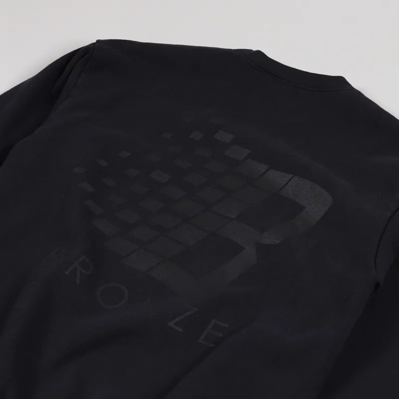 Bronze 56K B Logo Crew Neck Sweat Off Black-2