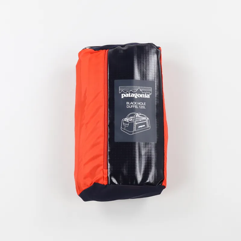 Patagonia Black Hole Duffel 120L Bag Navy Blue Paintbrush Red-5