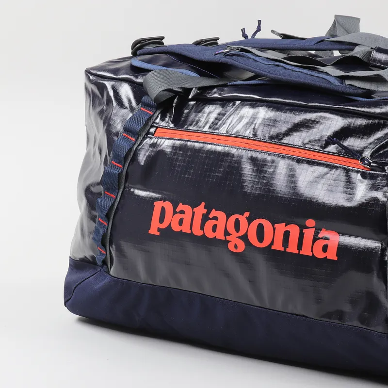 Patagonia Black Hole Duffel 120L Bag Navy Blue Paintbrush Red-2