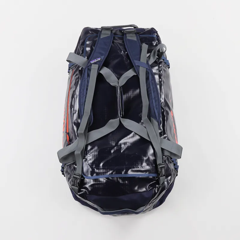 Patagonia Black Hole Duffel 120L Bag Navy Blue Paintbrush Red-3